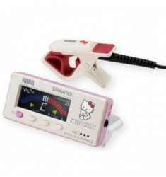 Korg Slimpitch Chromatic Tuner White Hello Kitty