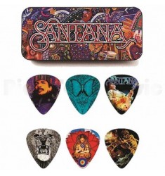 Dunlop SANPT01M Santana Medium Pick Tin