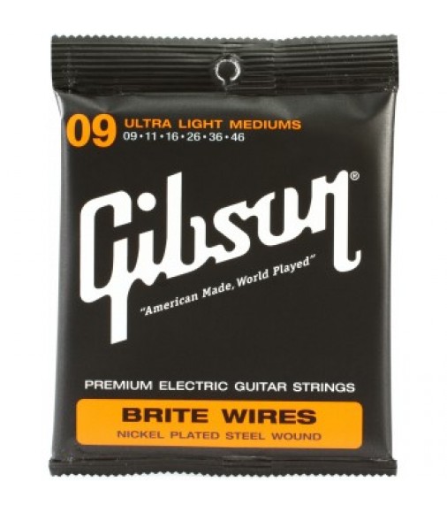 Cibson SEG-700ULMC Brite Wires Electric Guitar Strings - .009-.046