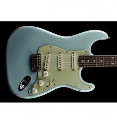 Fender 2013 Custom Shop 60s Stratocaster Relic Sonic Guitar in Blue