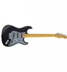 Eastcoast S350 Vintage Strat Style Electric Guitar in Metallic Black