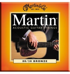 Martin M145 Medium/Light Bronze Guitar Strings  .125 - .55