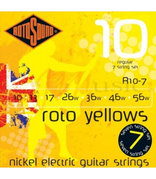 Rotosound Roto R10-7 7 String EG Regular Set 10-56