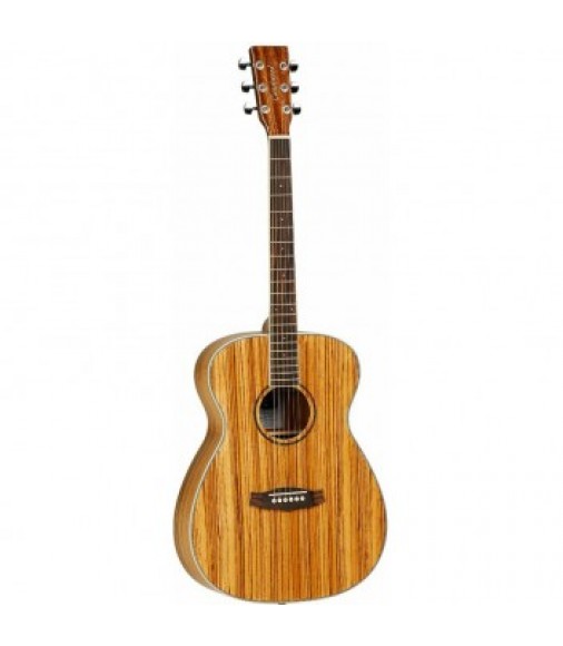 Tanglewood Discovery DBT-DLX-FZ Exotic Zebrano Folk Acoustic Natural