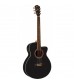 Washburn WMJ7SCEBM Electro Acoustic Guitar in Satin Black