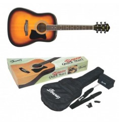 Ibanez V50NJP Acoustic Guitar Jampack in Vintage Sunburst