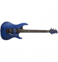 Washburn PXM10FR Parallaxe Electric Guitar in Quilt Trans Blue