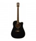 Washburn WD10SCE Electro Acoustic Guitar in Black