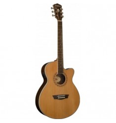 Washburn WMJ21SCE Electro Acoustic Guitar in Natural