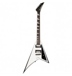 Jackson JS32T Rhoads Electric Guitar in White with Black Bevels