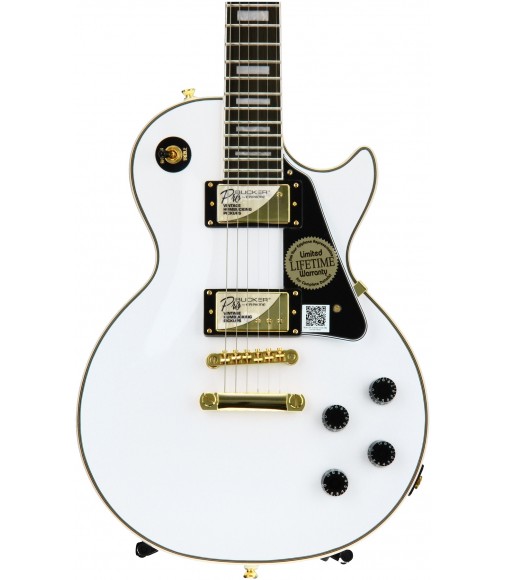 Alpine White  Cibson C-Les-paul Custom Pro, Plek'd, Bone Nut Upgrade