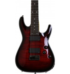 Schecter Damien Elite-7 Crimson Red Burst 