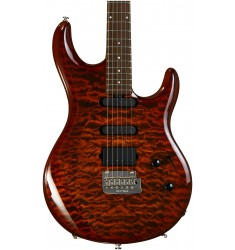 Hazel Burst, Quilt Maple Top  Ernie Ball Music Man Luke III BFR, HSS