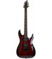 Schecter Damien Elite-6 Crimson Red Burst, Floyd Rose 