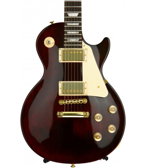 Wine Red, Gold Hardware  Cibson C-Les-paul Studio 2016 Traditional