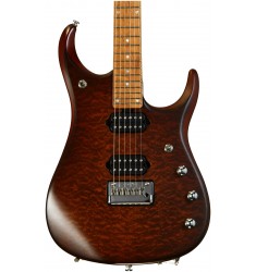 Sahara Burst  Ernie Ball Music Man JP15 Quilt Maple Top