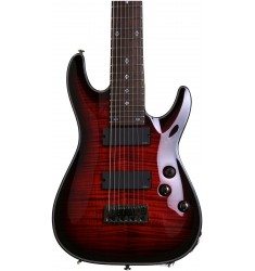 Schecter Damien Elite-8 Crimson Red Burst 