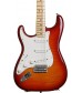 Maple, Aged Cherry Burst  Fender Standard Stratocaster Plus Top Left-Handed