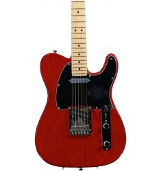 Crimson Red Transparent, Ash Body  Fender American Standard Telecaster, Maple