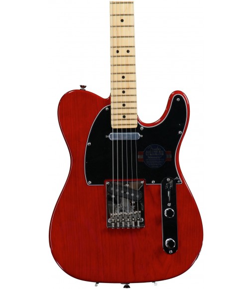 Crimson Red Transparent, Ash Body  Fender American Standard Telecaster, Maple