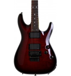 Schecter Damien Elite-6 Crimson Red Burst, Floyd Rose 