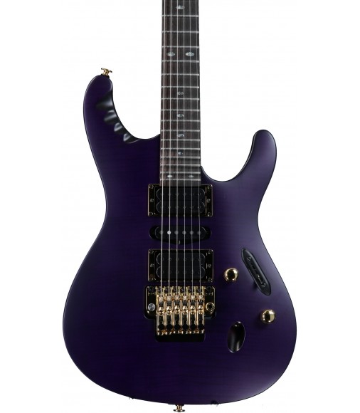 Transparent Violet Flat  Ibanez EGEN18 Herman Li Signature Model