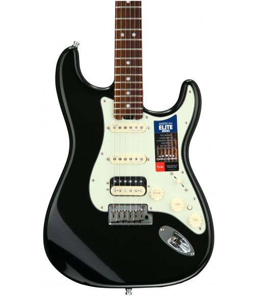 Mystic Black  Fender American Elite Stratocaster HSS, Rosewood