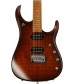 Sahara Burst  Ernie Ball Music Man JP15 Flame Maple Top