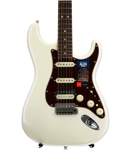 Olympic Pearl  Fender American Elite Stratocaster HSS, Rosewood