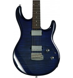 Blueberry Burst, Flame Maple Top  Ernie Ball Music Man Luke III BFR, HH