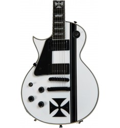 Snow White  ESP LTD Iron Cross James Hetfied Left-Handed