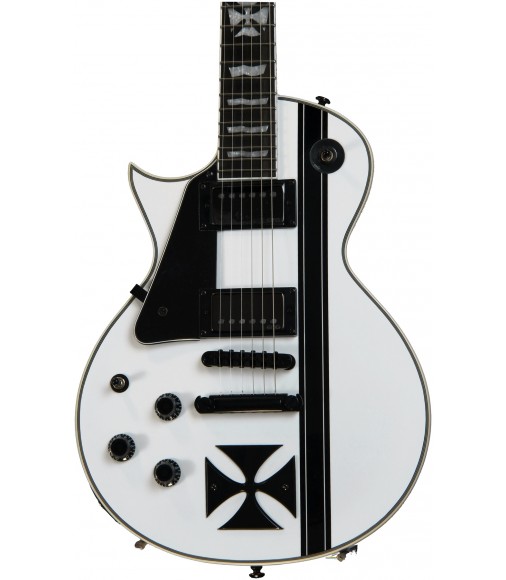 Snow White  ESP LTD Iron Cross James Hetfied Left-Handed