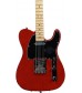 Crimson Red Transparent, Ash Body  Fender American Standard Telecaster, Maple