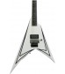 White w/ Black Stripe  ESP LTD ALEXI-600 SCYTHE