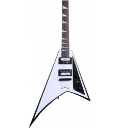 White with Black Bevels  Jackson JS32T Rhoads