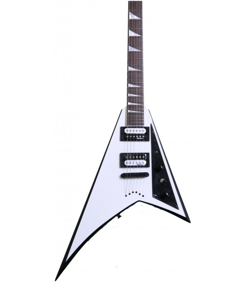 White with Black Bevels  Jackson JS32T Rhoads