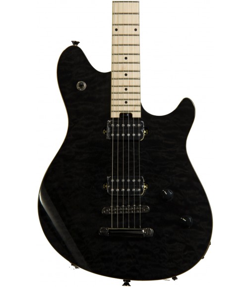 Trans Black Quilt, Tuna-Matic bridge  EVH Wolfgang Standard