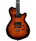 Cognac Burst Flame AA  Godin LGX-SA