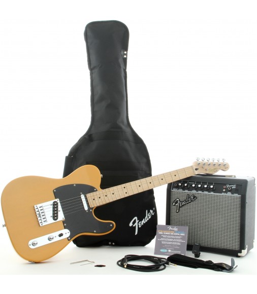 Butterscotch Blonde  Squier Affinity Tele Pack with Frontman 15G Amplifier