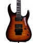 Transparent Amber Sunburst  Jackson JS32Q Dinky