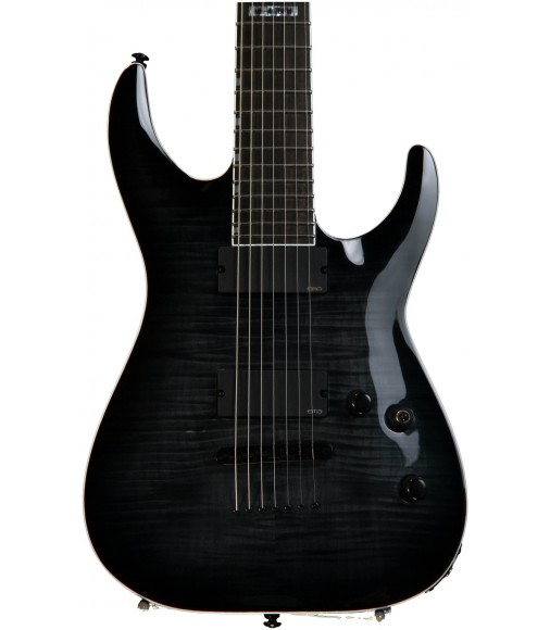 See Thru Black Sunburst  ESP LTD MH-417B 7-string Baritone