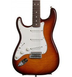 Rosewood, Tobacco Sunburst  Fender Standard Stratocaster Plus Top Left-Handed