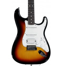 Brown Sunburst, Rosewood  Fender Standard Strat HSS