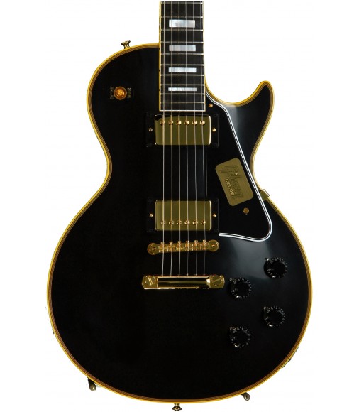 Vintage Ebony  Cibson Custom True Historic 1957 C-Les-paul Custom "Black Beauty"