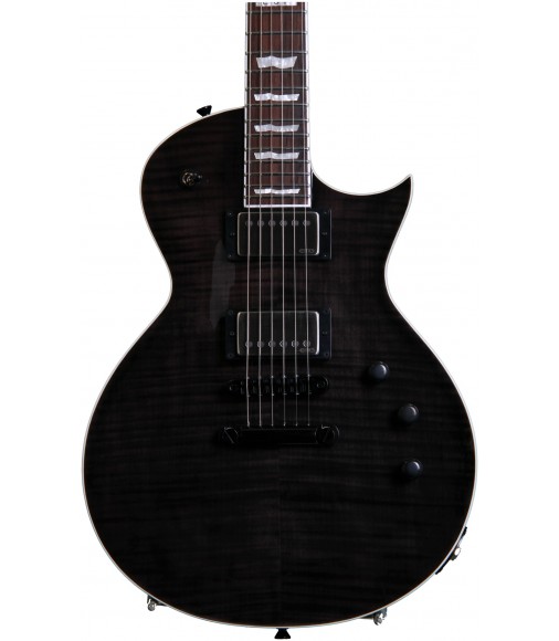 Flamed Maple, See Thru Black  ESP E-II Eclipse