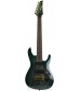 Dark Green Doom Burst, 7-string  Ibanez S5527QFX