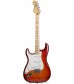 Maple, Aged Cherry Burst  Fender Standard Stratocaster Plus Top Left-Handed