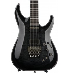 Trans Black Burst  Schecter Hellraiser Hybrid C-1 Floyd Rose & Sustaniac