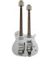 Silver Sparkle  Gretsch G5566 Jet Double Neck