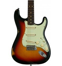 3-Color Sunburst  Fender Custom Shop 1963 Time Machine Relic Stratocaster